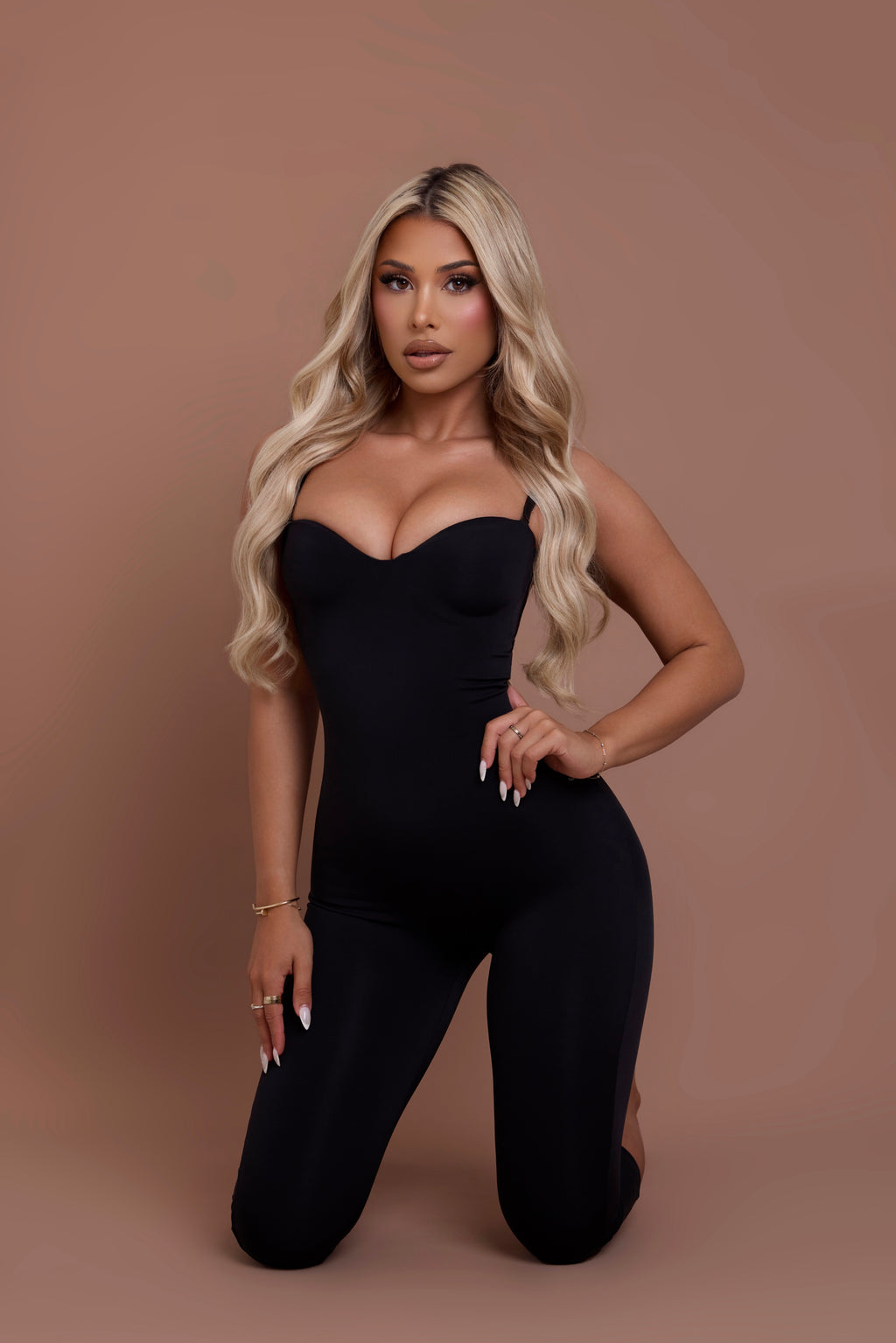 Sculpted Capri Jumpsuit
