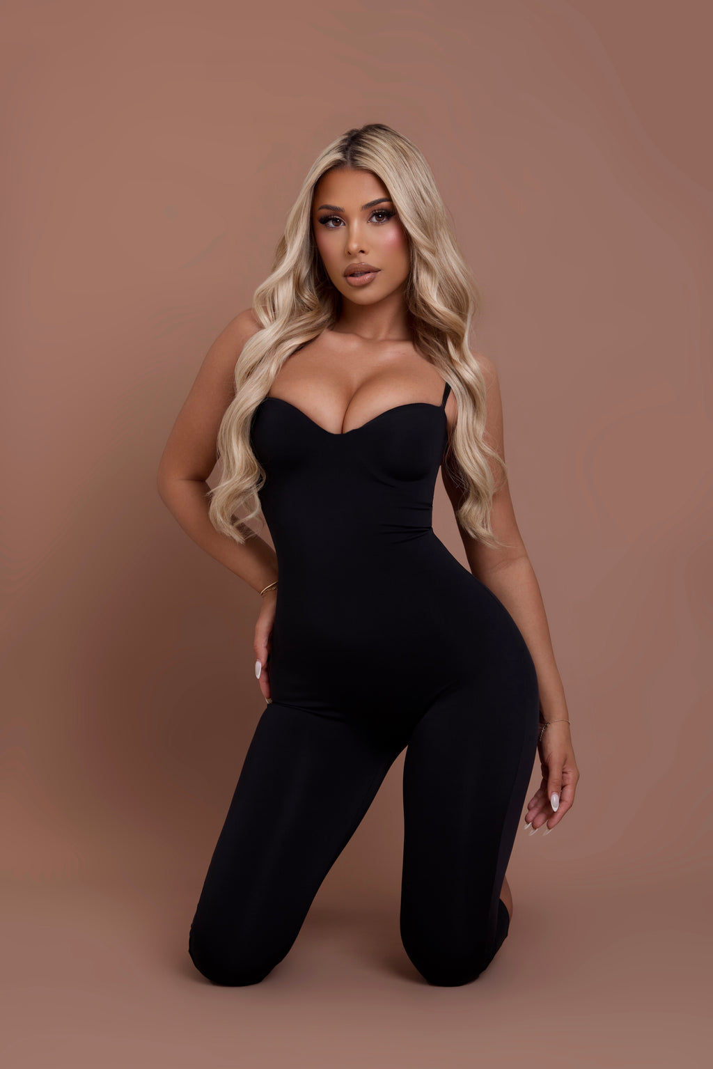 Sculpted Capri Jumpsuit