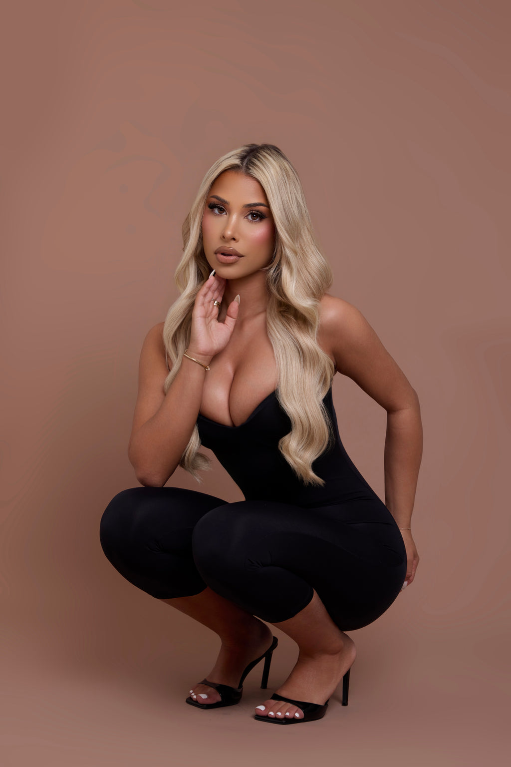 Sculpted Capri Jumpsuit