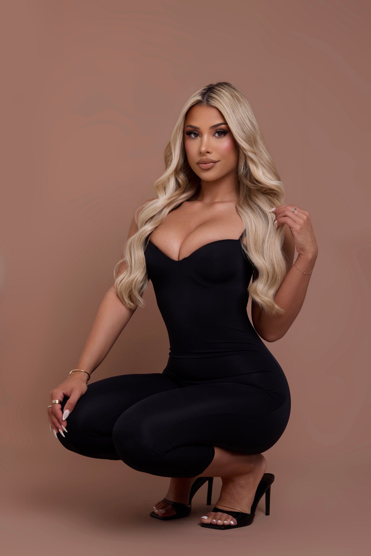 Sculpted Capri Jumpsuit