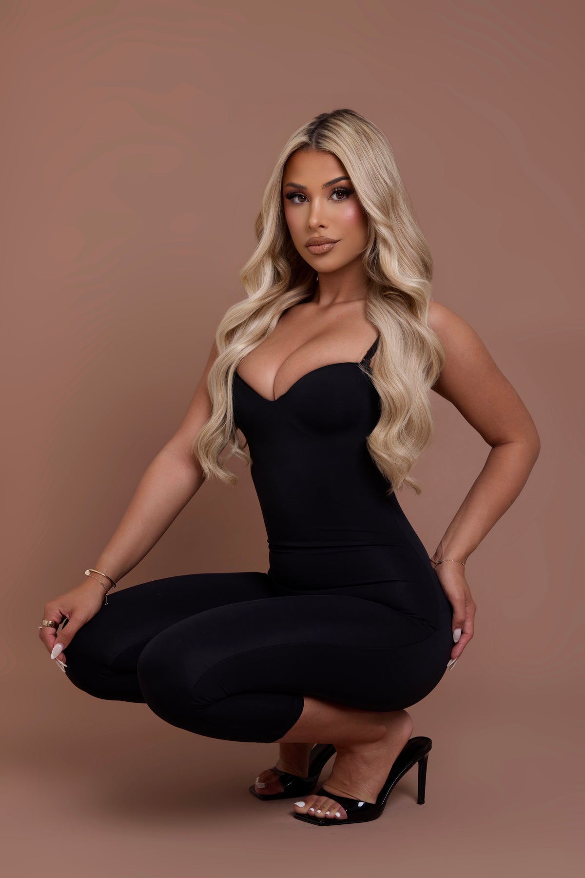 Sculpted Capri Jumpsuit