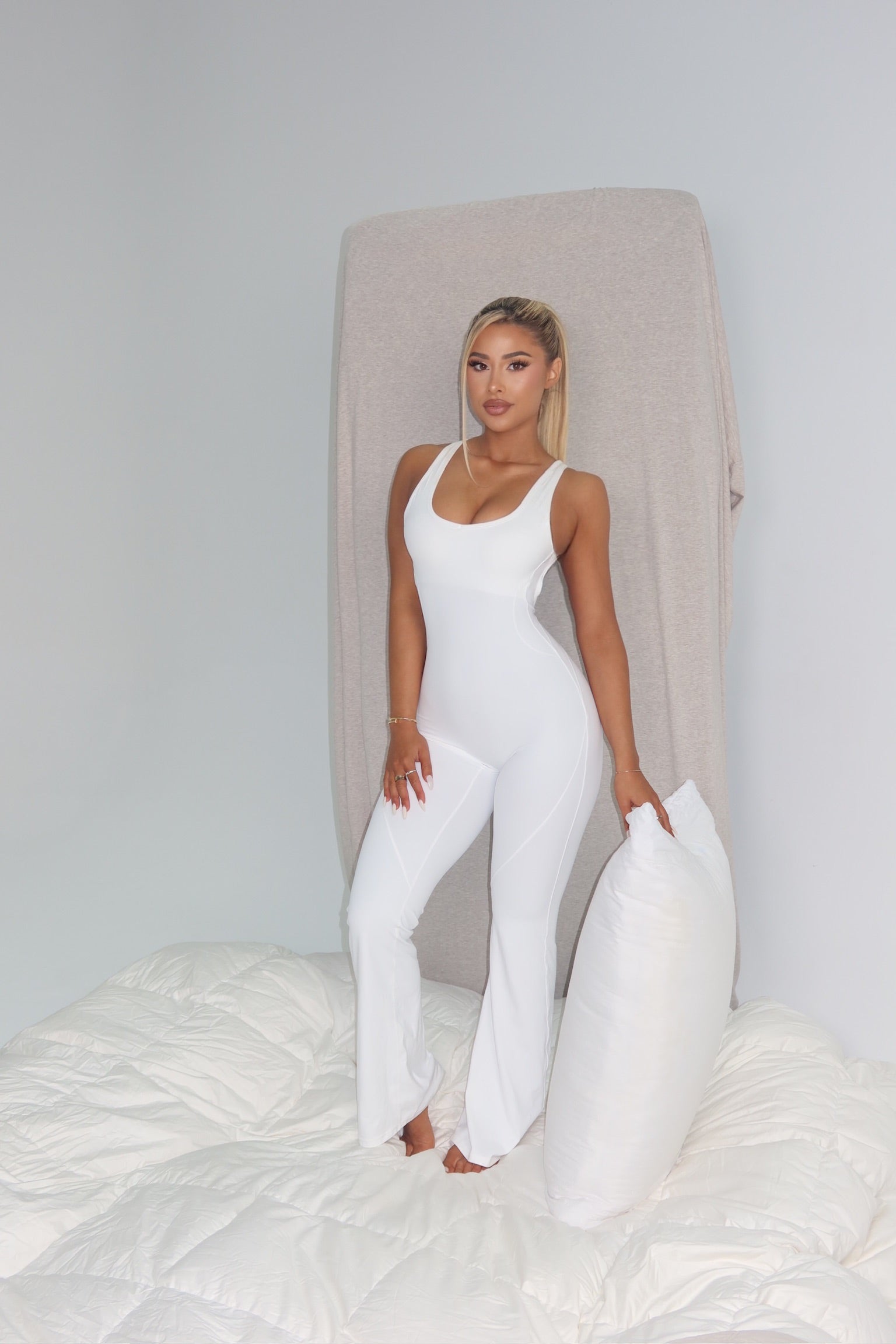 Signature flared jumpsuit