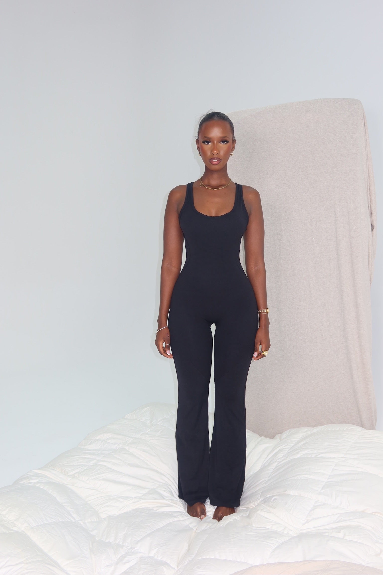 Signature flared jumpsuit