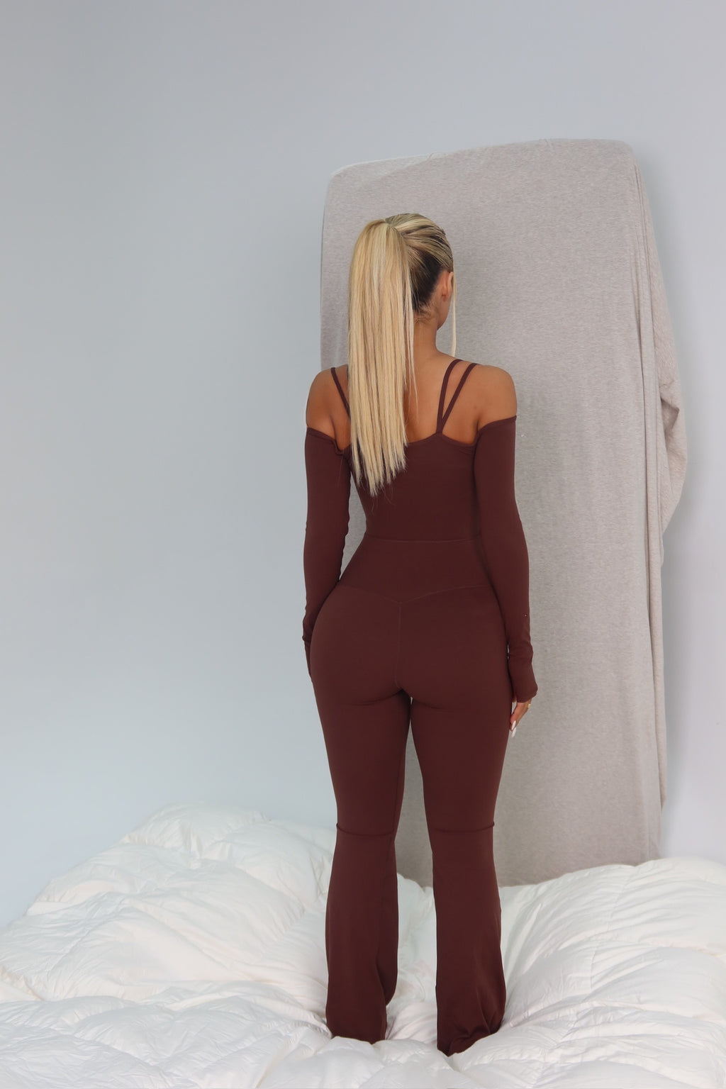 Long Sleeve Flared jumpsuit